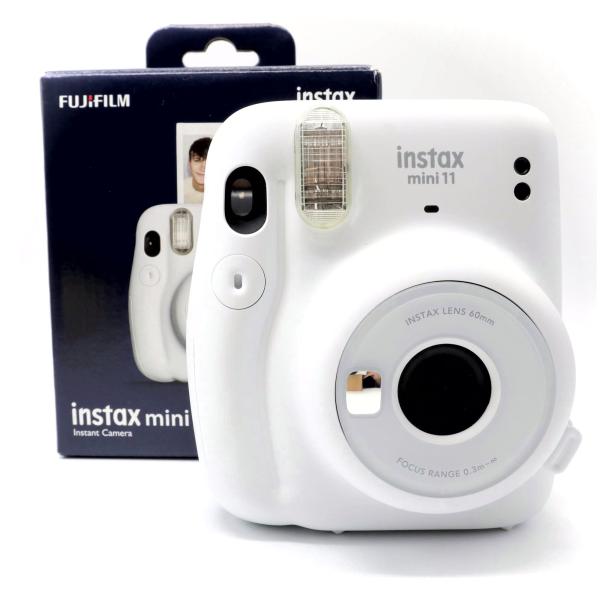 インスタントカメラ チェキ instax mini 11 アイスホワイト k2748