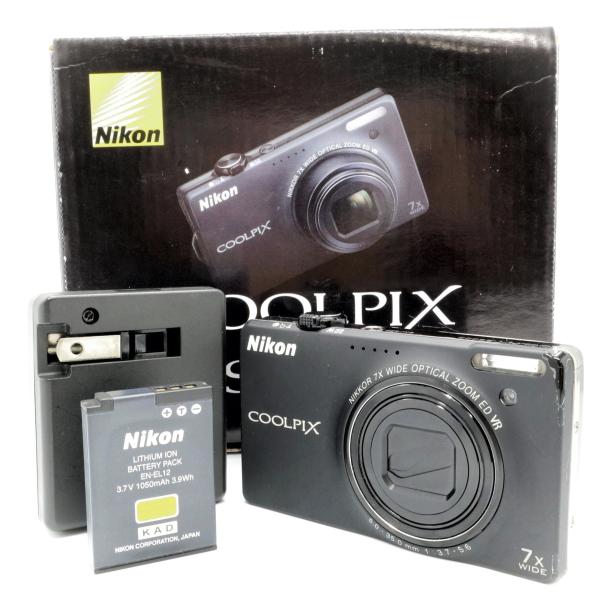 デジカメ NIKON COOLPIX S6000 ノーブルブラック コンデジ k2800 デジカメ NIKON COOLPIX S6000 ノーブルブラック コンデジ k2800