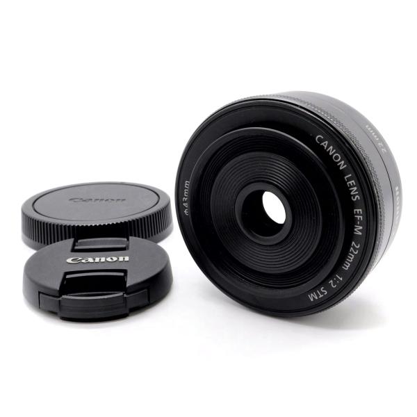 単焦点レンズ CANON EF-M 22mm F2 STM ブラック キヤノン キャノン