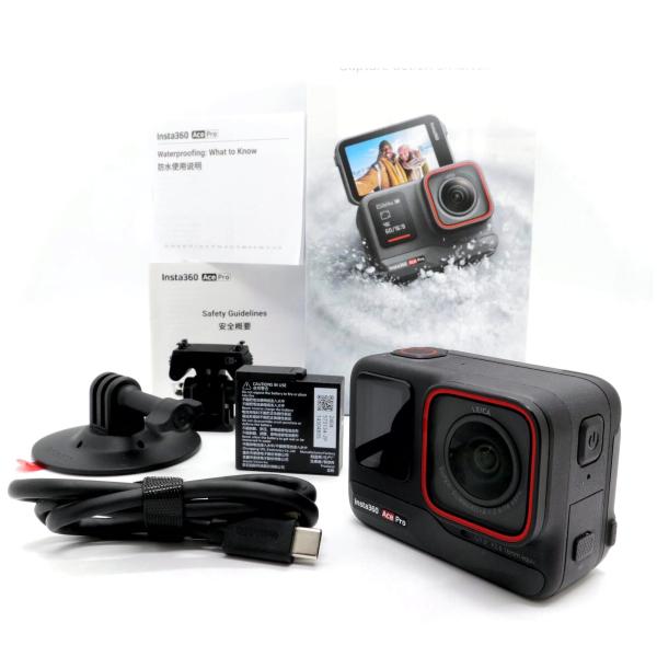 極上美品》 防水アクションカメラ Insta360 Ace Pro CINSAAJA インスタ