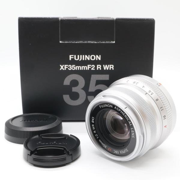 Fujifilm 35mm f/2 単焦点レンズ シルバー カメラレンズ XF35mmF2 R WR FUJINON（フジノン） シルバー [FUJIFILM