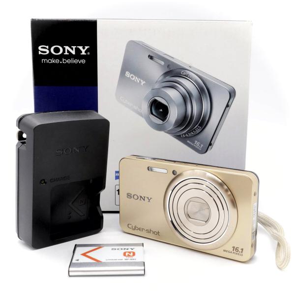 美品》 コンパクトデジタルカメラ SONY DSC-W570 ゴールド ソニー