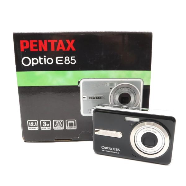 美品》 コンパクトデジタルカメラ PENTAX Optio E85 ブラック k2976