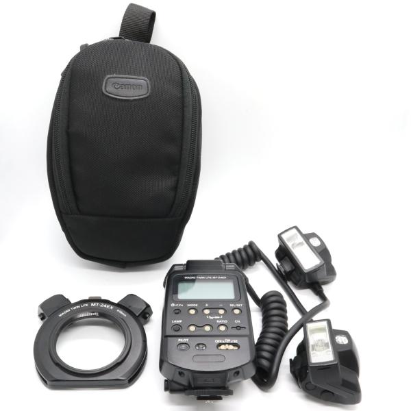 美品》 CANON MT-24EX MACRO TWIN LITE マクロツインライト キヤノン