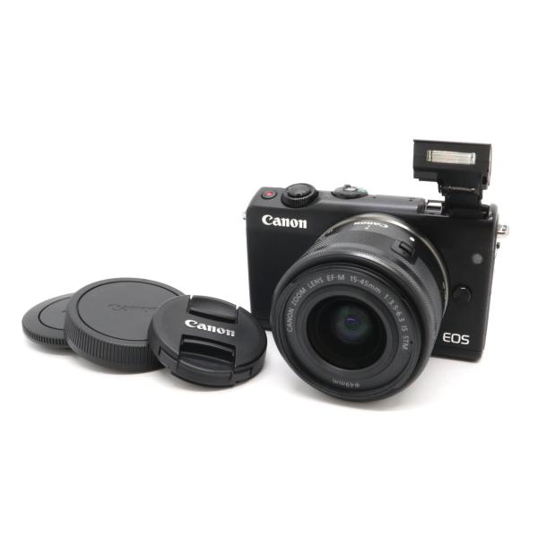 美品》 ミラーレス一眼カメラ CANON EOS M100 レンズキット ブラック