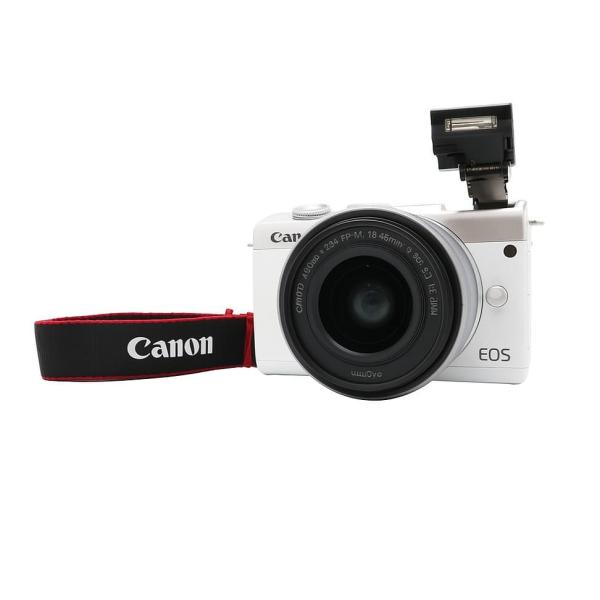 Canon EOS M200 ミラーレスカメラ EF-M 新品級＆極上美品》 ミラーレス一眼カメラ CANON EOS M200 EF-M 15-45