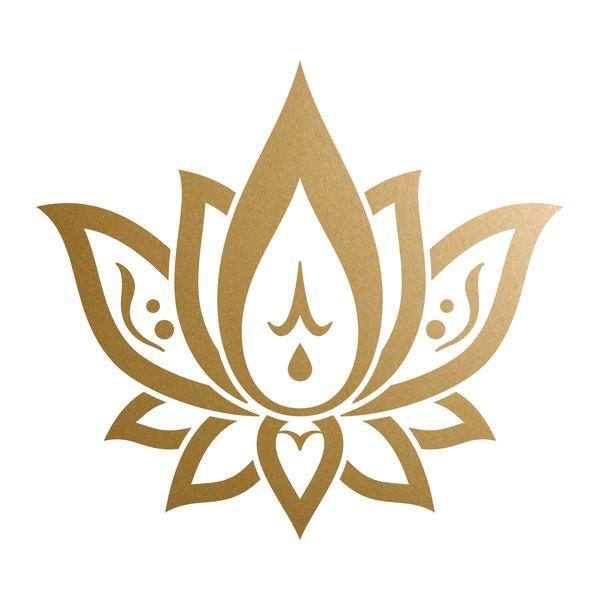 ロータス 蓮の花 カッティングステッカー 色・サイズ選択可