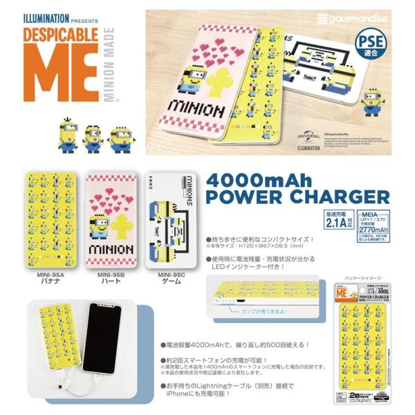 The handy おまけつき gourmandise（グルマンディーズ） モバイルバッテリー iphone 怪盗