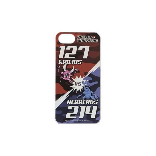 ポケットモンスター iPhone SE2 2020 第2世代 8/7/6s/6対応ハードケース POKE-593A / カイロスvsヘラクロス