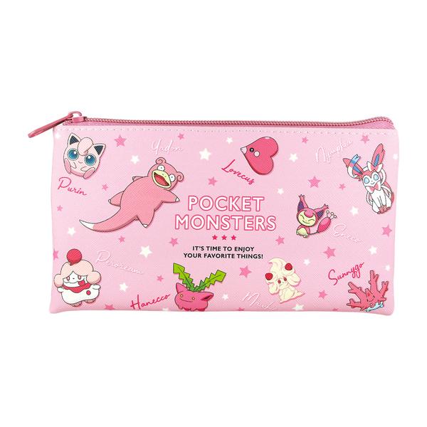 ポケモン Pokemon ポケットモンスター フラットマルチポーチ Pm pk カラーズ ピンク スマホケース 雑貨の店 リンゾウ 通販 Yahoo ショッピング
