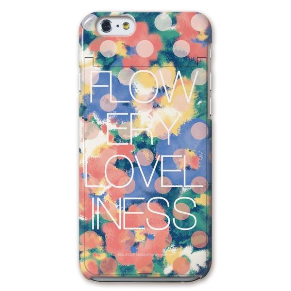yPz iPhone 6s / 6 Ή ~[&amp;J[htH_[tP[X iCompact OS-I6X-364 FLOWERY LOVELINESS