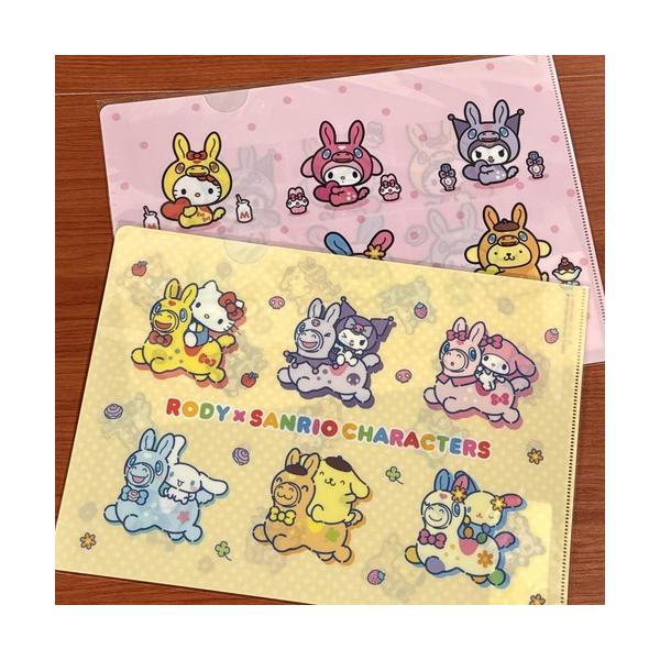 RODY×サンリオキャラクターズ A4クリアファイル RDSR-022-3 /着ぐるみ 乗馬 コラボデザイン