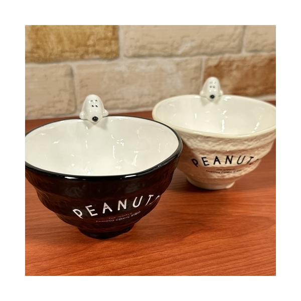 マリモクラフト ピーナッツ/スヌーピー フィギュア付き茶碗 SPTX-005-6