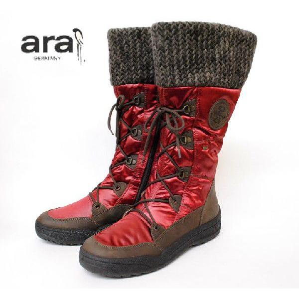 送料無料セール レディース 大きいサイズ 防水 スノーブーツ ゴアテックス Ara レッド 26 0ｃｍ軽量 防水ブーツ レインブーツ Arard Big Rio Footwear 通販 Yahoo ショッピング