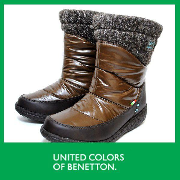 UNITED COLORS OF BENETTON 防寒 防水 スノーシューズ ベネトン 325