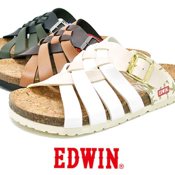 EDWIN エドウィン フットベッド サンダル メンズ 9106 男性用