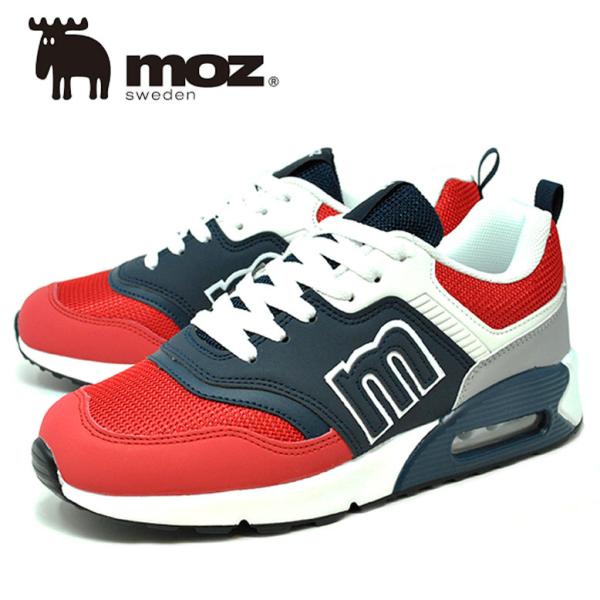moz（モズ） レディース スニーカー 3025 レッド 赤 かわいい おしゃれ