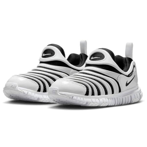 ナイキ スリッポン スニーカー ジュニア NIKE ダイナモフリー PS ID7245 100 軽量 子供 男の子 女の子 シューズ Dynamo Free ホワイト/ブラック