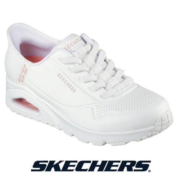 SKECHERS（スケッチャーズ） レディース スリップインズ 白スニーカー
