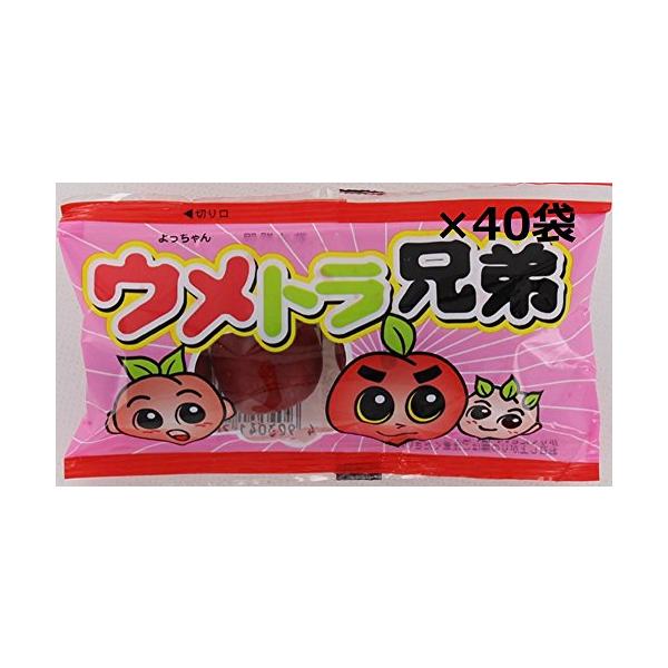 新ウメトラ兄弟 3個×20袋 ×2セット よっちゃん 梅 うめ 梅肉 定番品