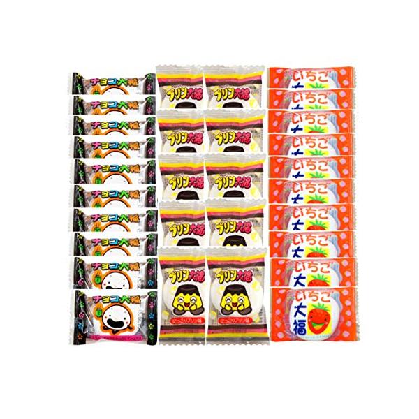 やおきん人気の大福シリーズを3種類お試しできるセットです※免責事項※　商品画像はイメージとなりまして、パッケージ変更・内容量の規格変更がある場合がございます。また商品をより安価でご提供させて頂くに際しまして、再梱包（外箱が付かない場合あり）...