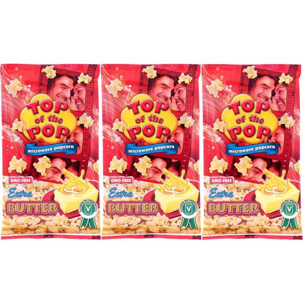 説明バターの香りがいっぱいに広がる、出来立て熱々で楽しめる人気のマイクロウェーブポップコーンです。電子レンジポップコーンとしてはヨーロッパでも最大級の設備を持つ工場で生産されているトップオブザポップ。電子レンジに入れるだけでポンポンとはじけ...