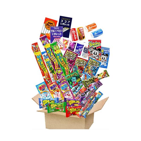 【35コ以上入ってコノ価格】駄菓子詰め合わせ大人買いりおの特製ステッカー付(キャンディ＆ラムネＭＩＸ(35種-35コ)※免責事項※　商品画像はイメージとなりまして、パッケージ変更・内容量の規格変更がある場合がございます。また商品をより安価で...