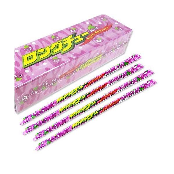 ロングチューグレープ味36本入やおきん懐かしの駄菓子駄菓子お菓子送料無料あすつくろんぐちゅーろんぐちゅ〜ロングチュ〜ろんぐちゅうロングチュウぐれーぷ葡萄ブドウ※免責事項※　商品画像はイメージとなりまして、パッケージ変更・内容量の規格変更があ...
