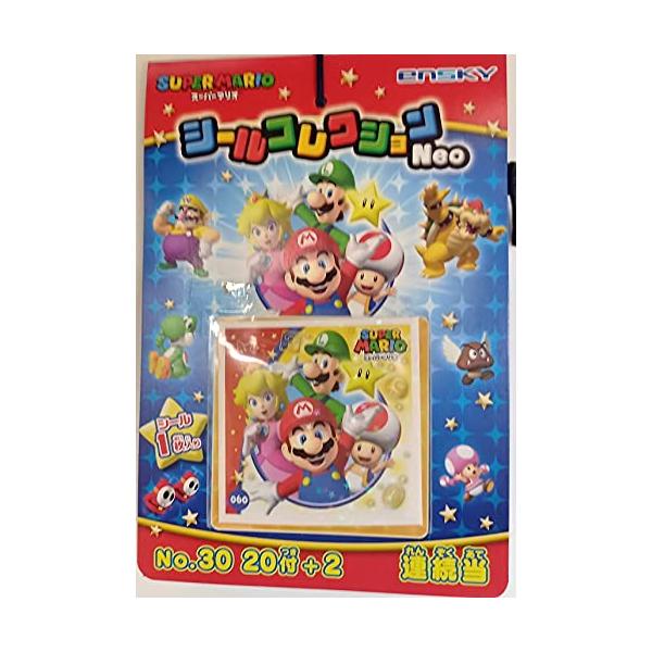30円 エンスカイ スーパーマリオシールコレクションNEO当 [1箱 20枚入] シール 景品 アニメ コレクション 人気 玩具