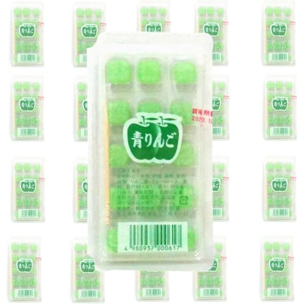 明光製菓 青りんご餅 20個入 駄菓子 お菓子 餅飴 もち飴 まとめ買い
