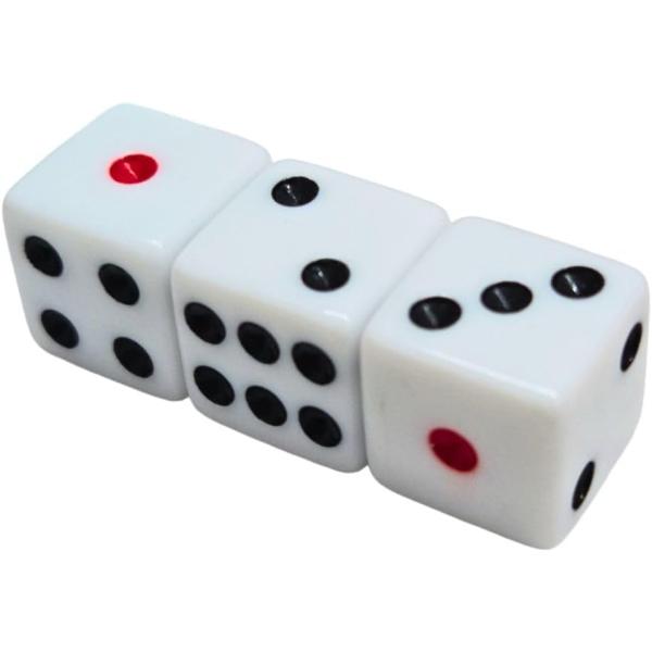 サイコロ 12mm 3個 ☆ 収納用の小袋付き ダイス ボードゲーム すごろく