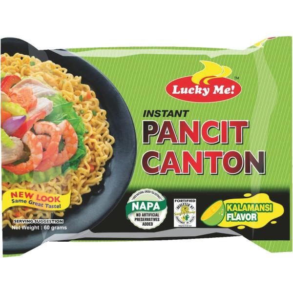 LUCKY ME! LUCKY ME! PANCIT CANTON KALAMANSI パンシットカントン焼きそば カラマンシー 60g 10袋セット