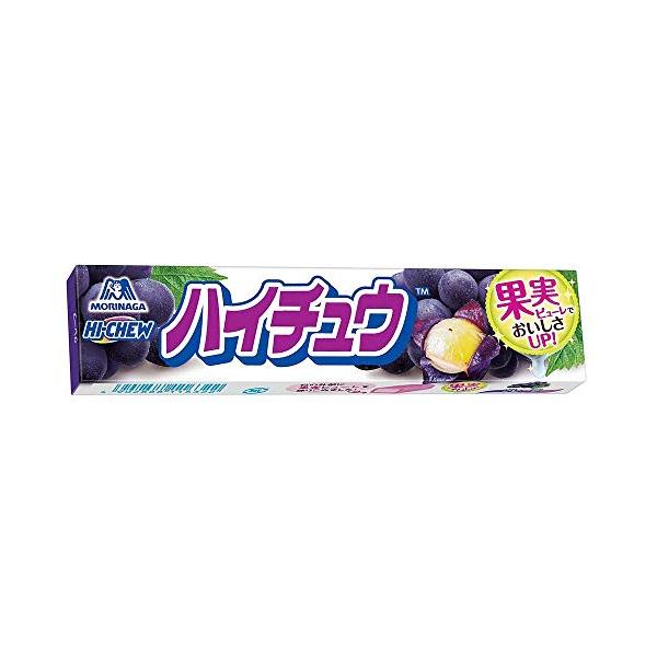 ハイチュウ グレープ 12粒×12個 森永製菓 チューイングガム ソフト