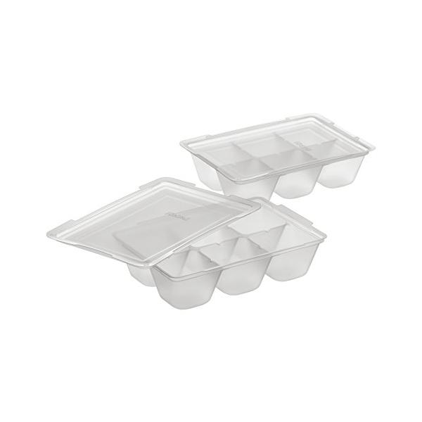 「商品情報」・作り置きに便利な離乳食用小分け冷凍トレー。・離乳食初期(5・6カ月)から。・電子レンジOK。・くり返し使用可能な1つのフタ付きトレーでまとめて冷凍。・引き出しタイプの冷凍庫でも、離乳食がこぼれません。・容器とフタが分かれている...