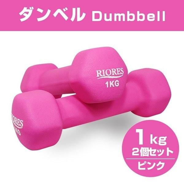 ダンベル 1kg エクササイズ フィットネス ダイエット ストレッチ 鉄アレイ 1キロ 女性 母の日 ギフト 父の日 プレゼント