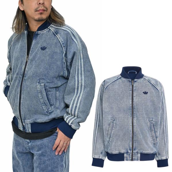 アディダス オリジナルス adidas originals デニムジャケット メンズ  トラックトップ  TRACK TOP KQ6332