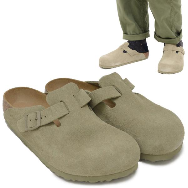 BIRKENSTOCK ボストン　スエードサンダル 37 ビルケン Boston / ボストン スエードレザー ブラック | BIRKENSTOCK