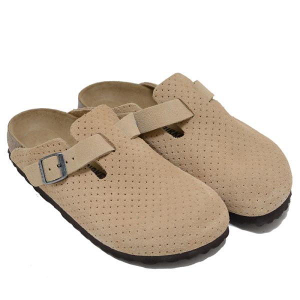 BIRKENSTOCK ベージュサンダル 38 ripe_bir-boston-su-dnb