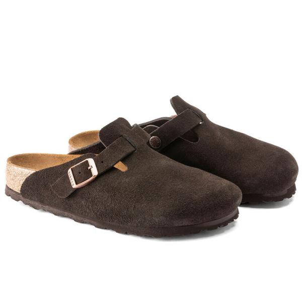 【新品】 ビルケンシュトック ボストン 26cm サボ サンダル モカ スエード ビルケンシュトック BIRKENSTOCK サンダル メンズ レディース Boston