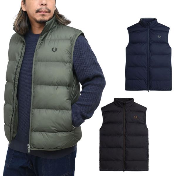 FRED PERRY（フレッドペリー） 中綿ベスト メンズ インサレーテッド