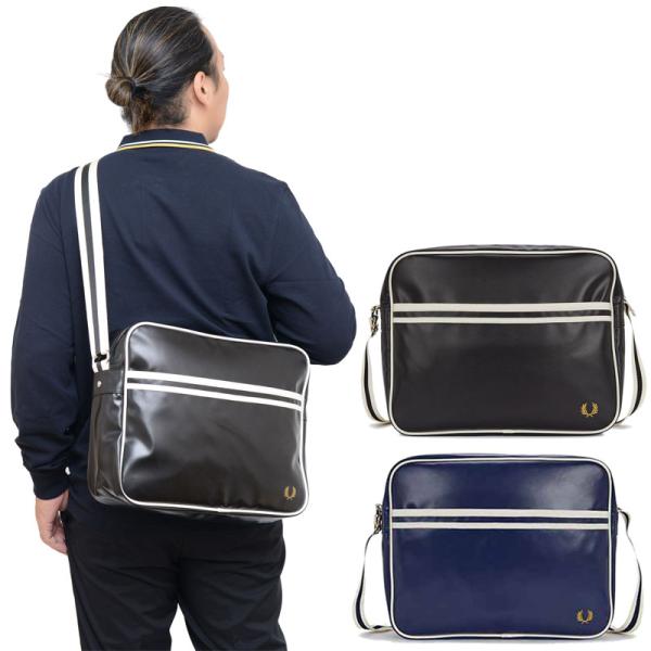 FRED PERRY(フレッドペリー)ボディバッグ　サコッシュ　ショルダーバッグ FRED PERRY（フレッドペリー） スムースレザー サコッシュ L2801