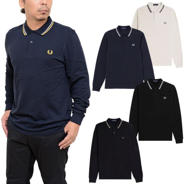 FredPerry ポロシャツ 長袖 FRED PERRY（フレッドペリー） ポロシャツ 長袖 M3636 定番 鹿の子