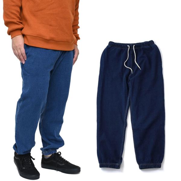 gym master パンツ(メンズ) 11oz インディゴスウェットパンツ  L  Dブルー(56) gym master（ジムマスター） ボトムス 長ズボン メンズ レディース
