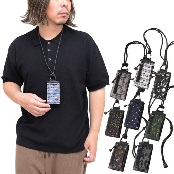 ジムマスター gym master 財布 メンズ レディース UL-GRID ハッピーペイントネックウォレット G833699 G833699U [M便 1/3]