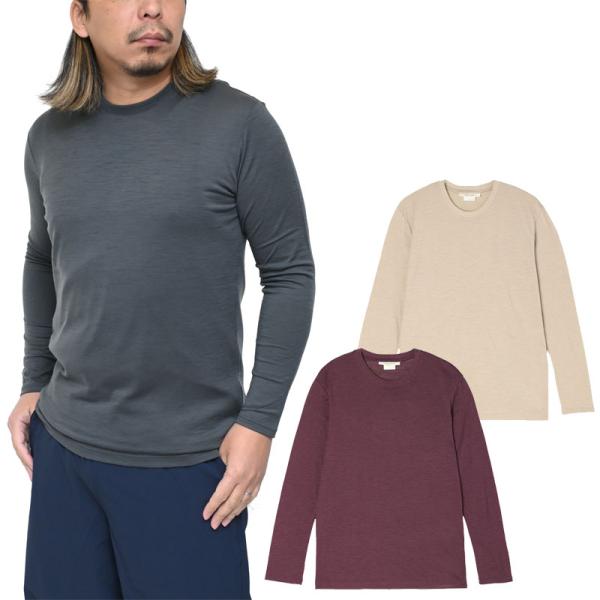 【新品】icebreaker アイスブレーカー メリノ150 カットソー、長袖② icebreaker（アイスブレーカー） icebreaker Tシャツ 長袖 メンズ