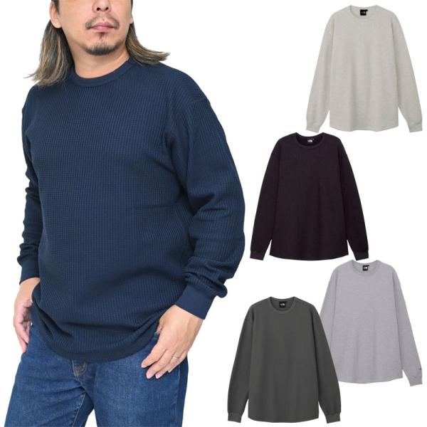 ザ・ノースフェイス THE NORTH FACE Tシャツ 長袖 メンズ レディース ロングスリーブウォームワッフルクルー L/S Warm Waffle Crew NT62436 [M便 1/1]
