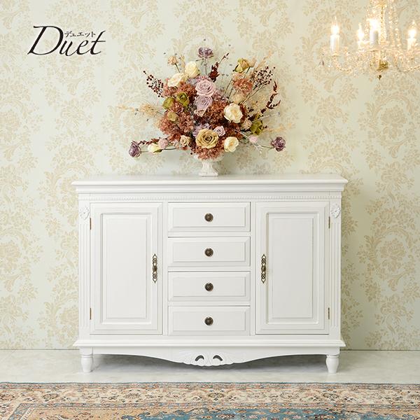 キャビネット チェスト 北欧 白 スリム おしゃれ 収納棚 扉付き シェルフ コンソール タンス 収納 白家具 姫系 かわいい 可愛い 木製 サイドボード アンティーク c 7570 Rippleplus ヤフー店 通販 Yahoo ショッピング