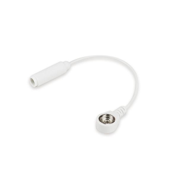 10mmボタン接続変換コード（WHITE） アーシング コード