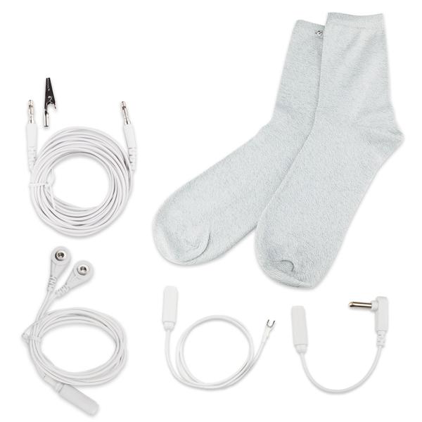 Earthiness socks アーシネス ソックス ロング Mサイズ（コードセット付き）アーシング
