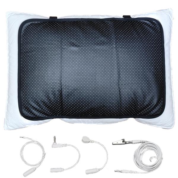 Earthiness Pillow Pad アーシネス ピローパッド (PUレザー) 50cm×35cm コードセット アーシング ピローパッド